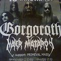 Gorgoroth - Other Collectable - Gorgoroth 2004 Event Poster