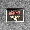 Saxon - Pin / Badge - Saxon Eagle has landed square pin