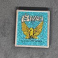 Saxon - Pin / Badge - Square glitter Saxon Eagle has landed pin