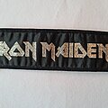 Iron Maiden - Patch - Iron Maiden small silver stripe