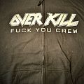 Overkill - TShirt or Longsleeve - OVERKILL Fuck You Crew Hoodie