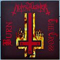 Nunslaughter - Tape / Vinyl / CD / Recording etc - NunSlaughter ‎– Burn The Cross 7" Original Yellow/Red Splatter Vinyl