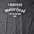 Motörhead - TShirt or Longsleeve - MOTÖRHEAD - I Survived Motörhead - Live In Sweden 1994 - SHIRT