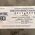 Testament - Other Collectable - Testament ticket 2006