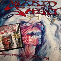 Morbid Saint - Patch - Morbid Saint patch and first press vinyl signed