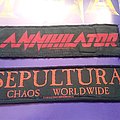 Annihilator - Patch - Strip Thrash Patches Annihilator,Sepultura