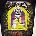 Testament - Patch - Testament - The Legacy back patch