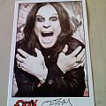 Other Collectable - Ozzy signed photo