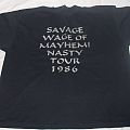 Nasty Savage - TShirt or Longsleeve - Nasty Savage - Wage of Mayhem tour 86