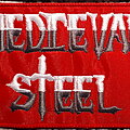 Medieval Steel - Patch - Medieval Steel logo patch, embroidered