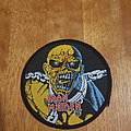 Iron Maiden - Patch - Piece of Mind vintage round patch