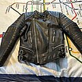 Blue Bird - Battle Jacket - Blue Bird leather jacket blue stripes size 46