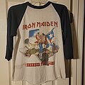 Iron Maiden - TShirt or Longsleeve - Iron Maiden brain damage in tejas 1983 tour