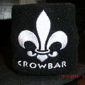 Crowbar - Other Collectable - CROWBAR "Logo" Wristband/Sweatband 2013