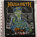 Megadeth - Patch - MEGADETH "Capitan Vig - Hangar 18" Patch 1991