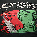 Crisis - TShirt or Longsleeve - CRISIS "Crisis N.Y.C." 1996 green shirt