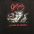 Obituary - TShirt or Longsleeve - Obituary "Cause Of Death" Album Design Euro Version 1990  Size: L /M FOR...