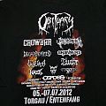 Crowbar - TShirt or Longsleeve - "In Flammen Open Air" 2012 Crowbar, Obituary, Benediction