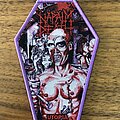 Napalm Death - Patch - Napalm Death Utopia Banished purple border