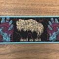 Sanguisugabogg - Patch - Dead As Shit (blue border)