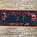 Cannibal Corpse - Patch - Cannibal Corpse Evisceration Plague red border