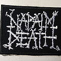 Napalm Death - Patch - NAPALM DEATH - Old Logo 93X70 mm (embroidered)