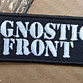 Agnostic Front - Patch - AGNOSTIC FRONT - Logo 80X32 mm (embroidered)