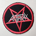 Anthrax - Patch - ANTHRAX - Pentagram Logo 75 mm (embroidered)