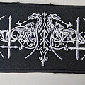 Nokturnal Mortum - Patch - NOKTURNAL MORTUM - Rune Logo White 120X60 mm (embroidered)