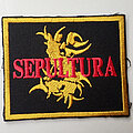 Sepultura - Patch - SEPULTURA - Logo 85X70 mm (embroidered)