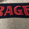 Rage - Patch - RAGE Red Logo 95x40mm embroidered