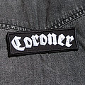 Coroner - Patch - CORONER - Logo 110X40 mm (embroidered)