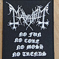 Mayhem - Patch - MAYHEM - No Fun 90X110 mm (embroidered)