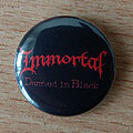 Immortal - Pin / Badge - IMMORTAL - Damned In Black (Black Metal Pin)