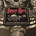 Power From Hell - Patch - Power From Hell Voices From The Grave Tour woven patch