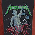 Metallica - Patch - Metallica - Back Patch - ...And Justice For All...(Official)