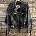 Leather Jacket - Other Collectable - Vintage Open Road Fringe Leather Biker Jacket