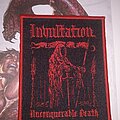 Invultation - Patch - Invultation - Unconquerable Death red border woven patch