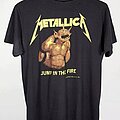 Metallica - TShirt or Longsleeve - 1984 Metallica Jump In The Fire Metal Militia Fan Club Shirt.