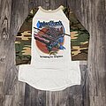 Judas Priest - TShirt or Longsleeve - 1982-1983 Judas Priest Screaming For Vengeance Camo 3/4 Sleeve Tour Shirt.