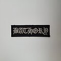 Bathory - Patch - Bathory embroidered logo patch