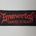 Immortal - Patch - Immortal Damned in Black Superstrip patch