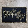 Profanatica - Patch - Profanatica Gold Glitter Logo