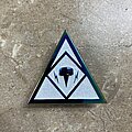 The Bled - Pin / Badge - The Bled Silent Treatment anodized white glitter