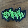 Stabbing - Patch - Stabbing Neon Green Logo