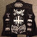 Carpahtian Forest - Battle Jacket - Black and White Vest