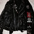 Watain - Battle Jacket - Super Duper Black Metal Trooper Vest With True Norwegian Leather Jacket