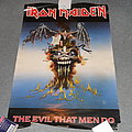 Iron Maiden - Other Collectable - Iron Maiden The Evil That Men Do original poster