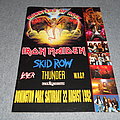 Iron Maiden - Other Collectable - Iron Maiden, Monsters Of Rock 92 Donington tour program and merch sheet.