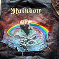 Rainbow - Battle Jacket - Rainbow Handpainted leather jacket